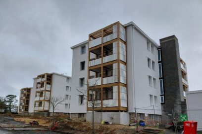 Résidence La Berthauderie - Saint-Nazaire réhabilitation en cours - février 2026 - Agrandir l'image, fenêtre modale