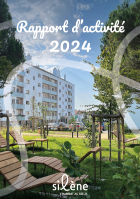 Première de couverture du rapport d'activités 2024