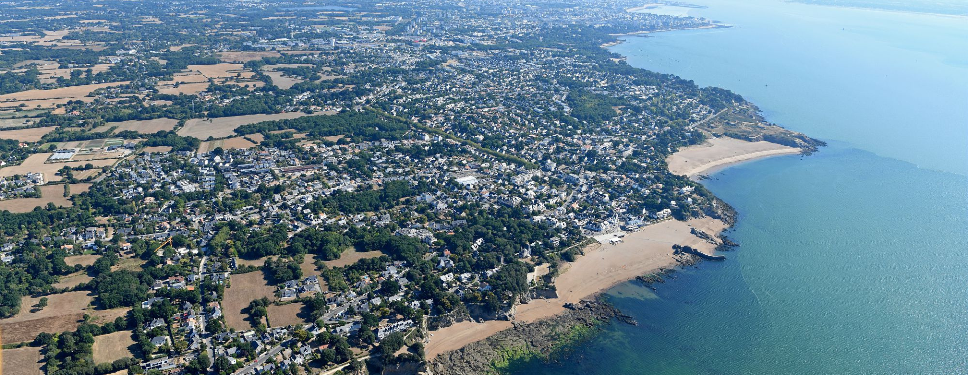 Photo de Saint-Nazaire, prise grâce à un drone