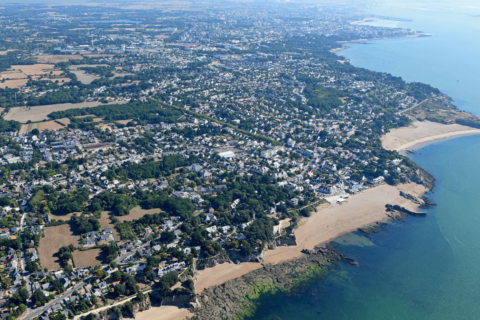 Photo de Saint-Nazaire, prise grâce à un drone