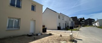 Photographie des nouvelles maisons du lotissements Neyman à Saint-Nazaire